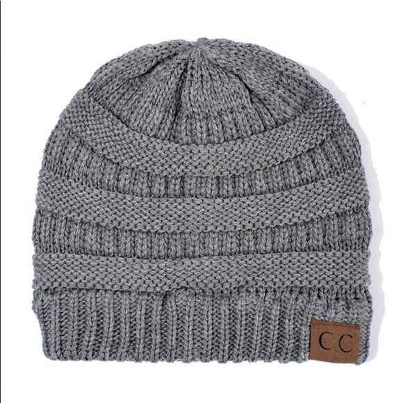 Light Melange Grey CC Beanie - Picture 1 of 2